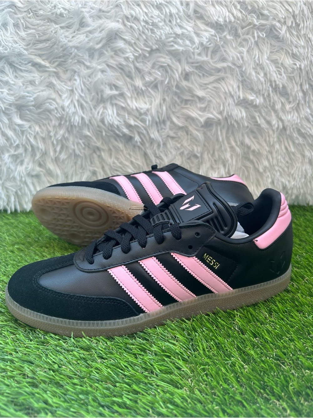 Adidas Samba Messi Black Pink Sneakers